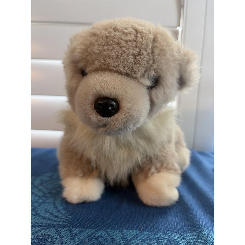 Vintage Mary Meyer 7" Plush Realistic Golden Retriever Puppy 1990s Rare